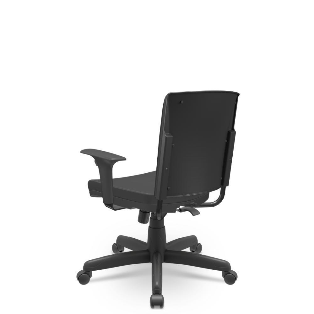 Cadeira Audiplax Giratória Vinil Preto Relaxplax - 3