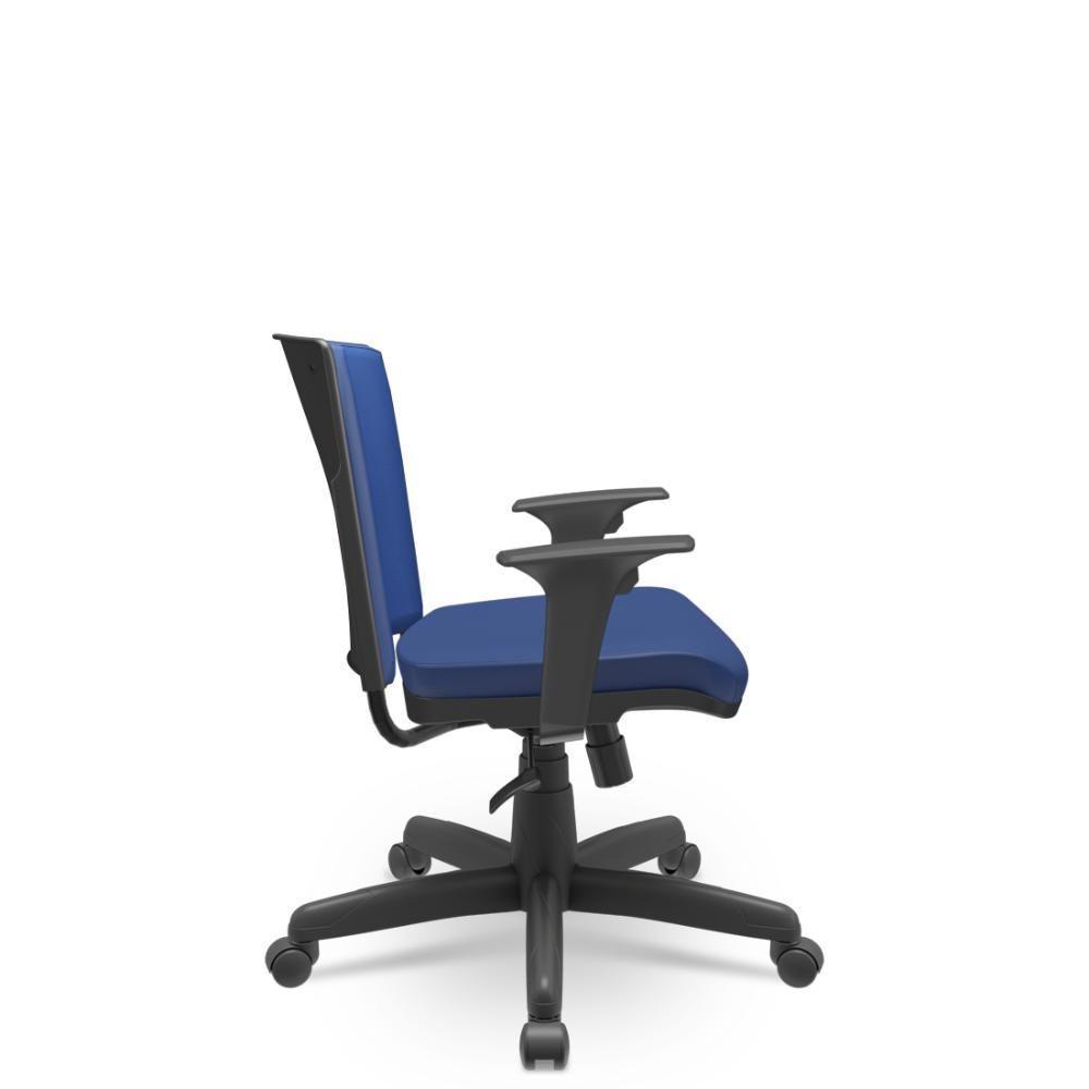 Cadeira Audiplax Giratória Vinil Azul Relaxplax - 3