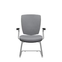 Cadeira Altrix Aproximação Espaldar Alto Vinil Cinza - 1