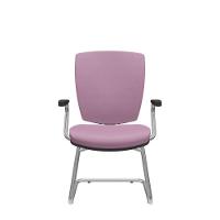 Cadeira Altrix Aproximação Espaldar Alto Vinil Lilás - 1