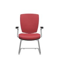 Cadeira Altrix Aproximação Espaldar Alto Vinil Vermelho - 1