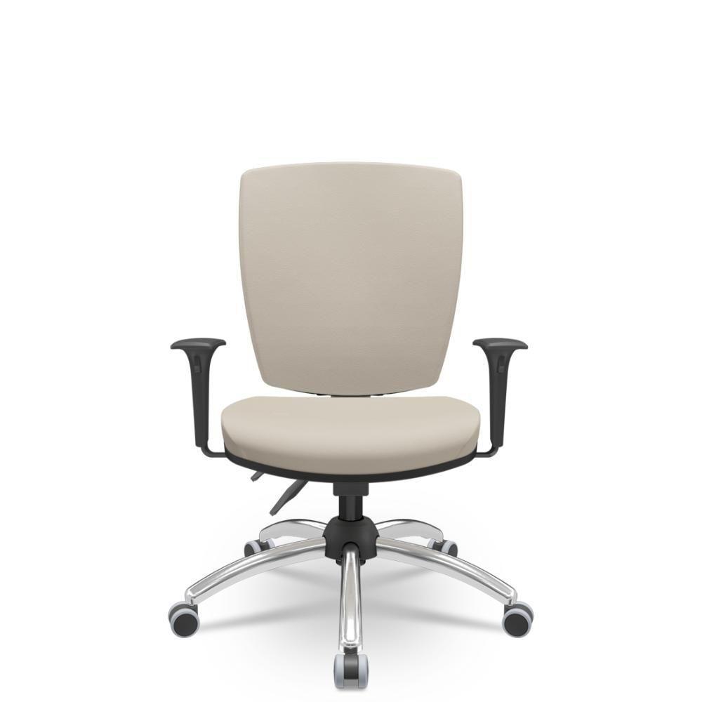 Cadeira Altrix Espaldar Alto Vinil Bege - 1