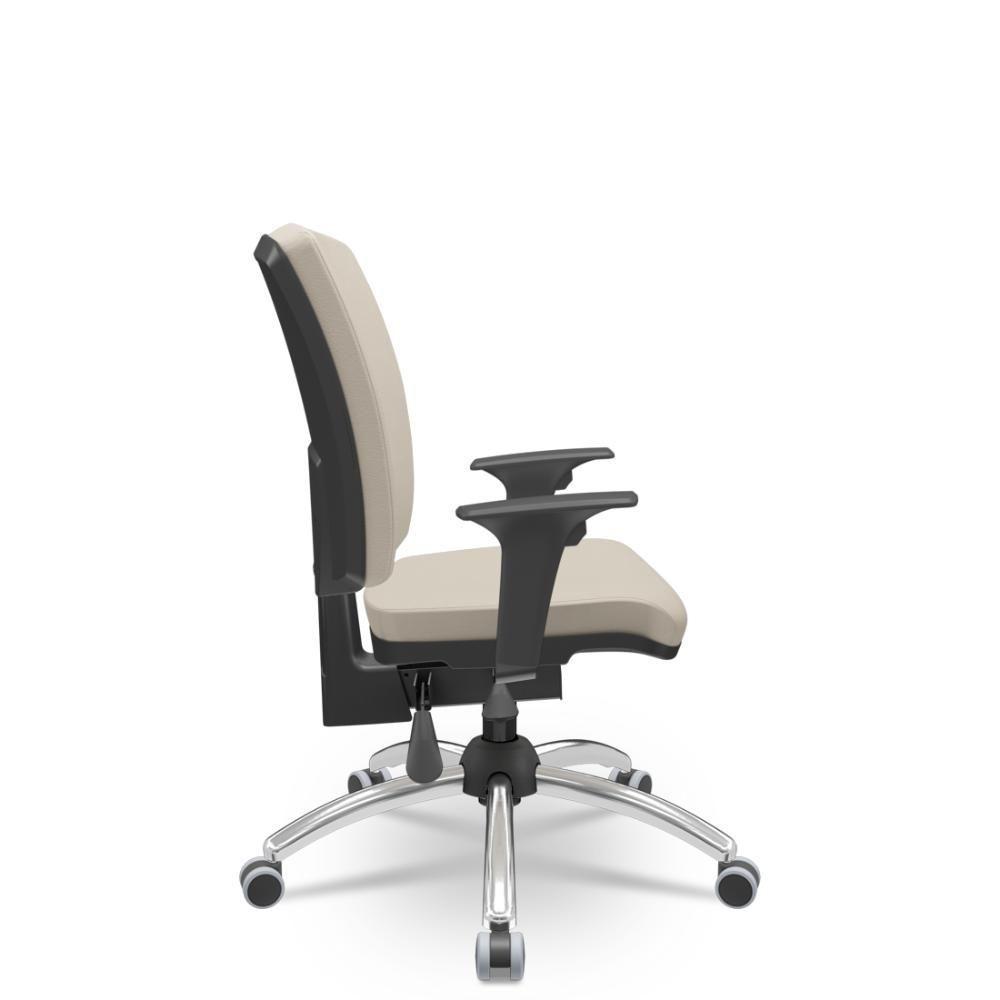 Cadeira Altrix Espaldar Alto Vinil Bege - 3