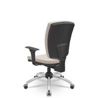 Cadeira Altrix Espaldar Alto Vinil Bege - 2