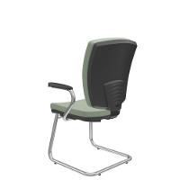 Cadeira Altrix Aproximação Espaldar Alto Vinil Verde Oliva - 2