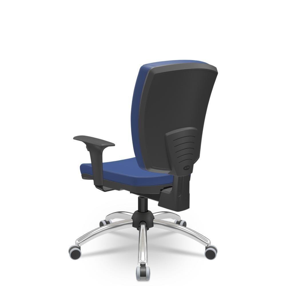 Cadeira Altrix Espaldar Alto Vinil Azul - 2