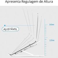 Suporte Notebook Ajustável Base Tablet Netbook Ergonômico Do - 6