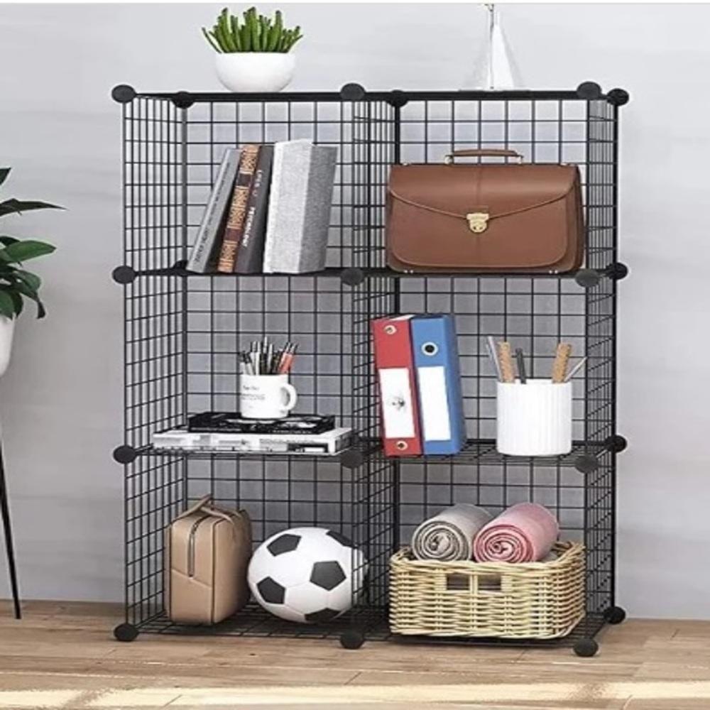 Estante Modular 8 Prateleiras Organizador Brinquedos Livros Armario Vitrine Balcao 6 Nichos Multiuso - 5