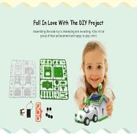 Kit Robo Carrinho E Casa Solar Brinquedo Infantil 3 Em 1 Robotica Com Catavento Educativo Recarregavel