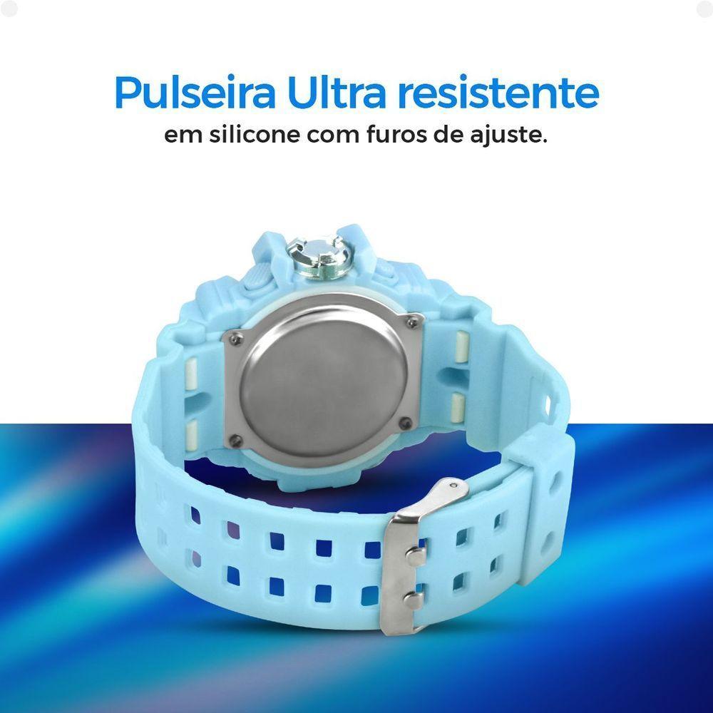 Relogio Infantil Digital Criança Menino Silicone + Caixa - 2