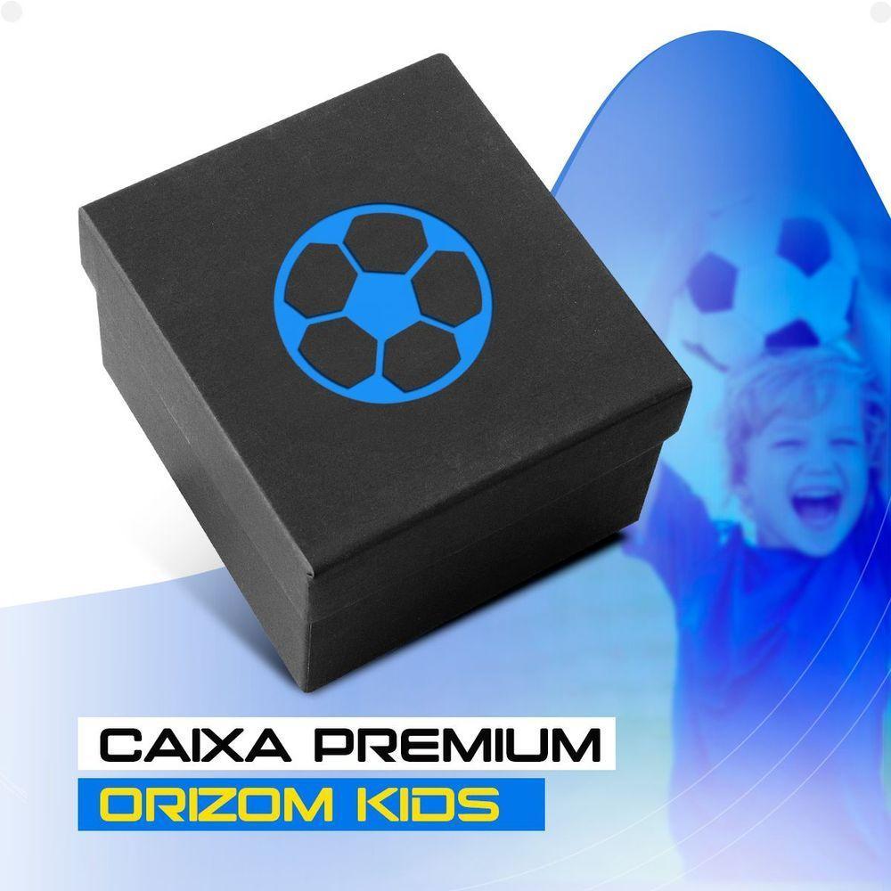 Relogio Infantil Futebol Led + Oculos Sol + Caixa + Colar - 5