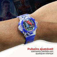 Relogio Homemaranha Led Infantil Digital Silicone + Caixa - 5