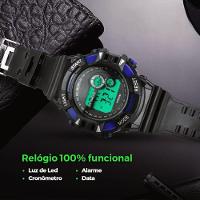 Relogio Digital Menino Criança Infantil Silicone + Caixa - 3