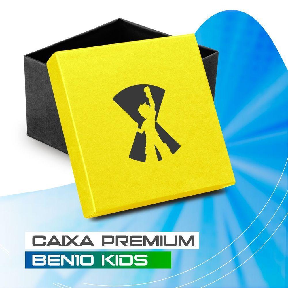 Relogio Digital Led Ben10 Infantil Preto Silicone + Caixa - 6
