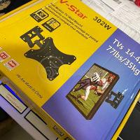 Suporte De Tv Articulado Para Painel E Parede Led Lcd Plasma Oled 3d De 14" à 42" Polegadas 302w - 5