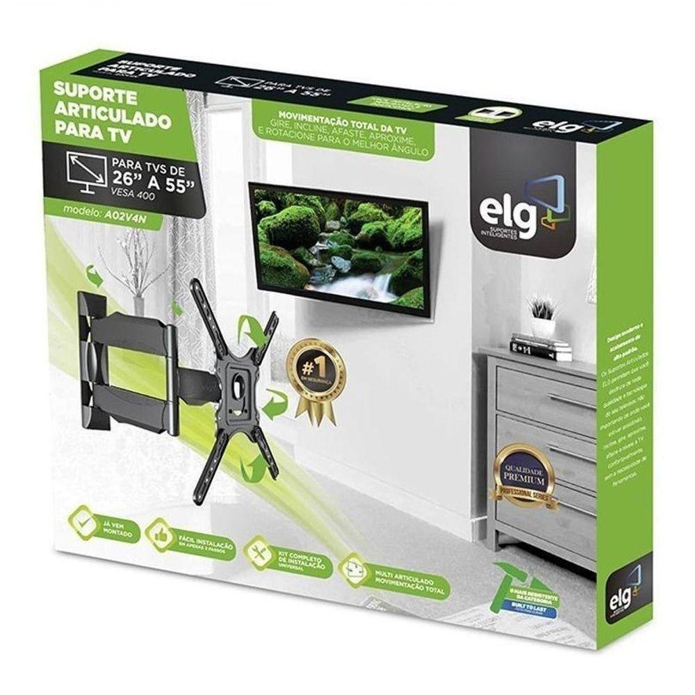 Suporte De Parede Tv Articulado De 26 Até 55 Vesa - 4