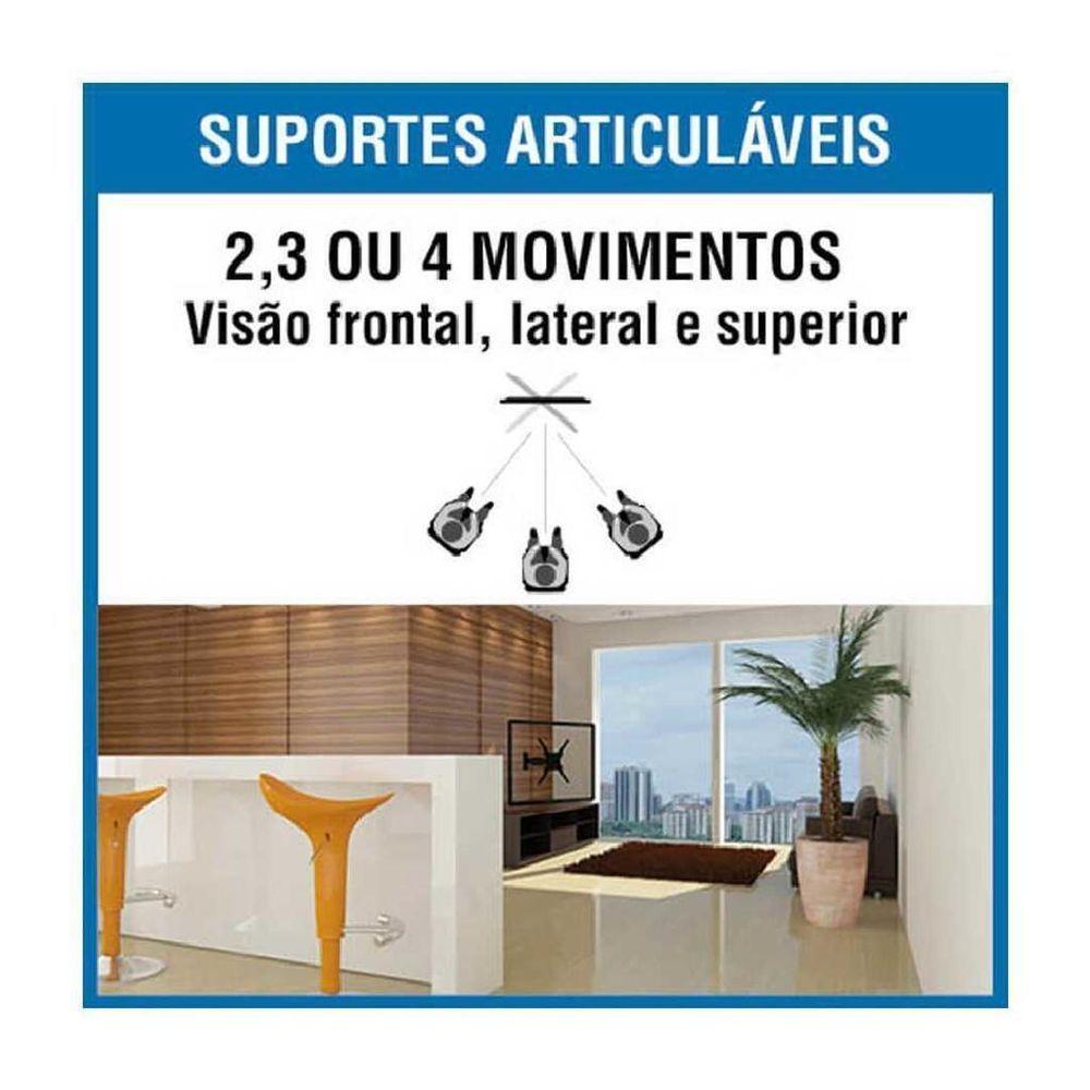 Suporte Brasforma Tv Articulado 10 A 55 Polegadas Sbrp130 - 3