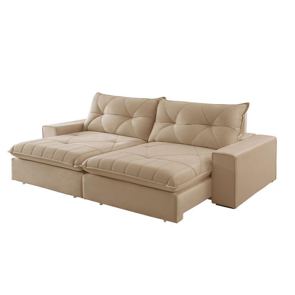 Sofá Hall Linho Dois Módulos De 80cm B25cm Meu Sofá Online A226 Linho Bege - 9