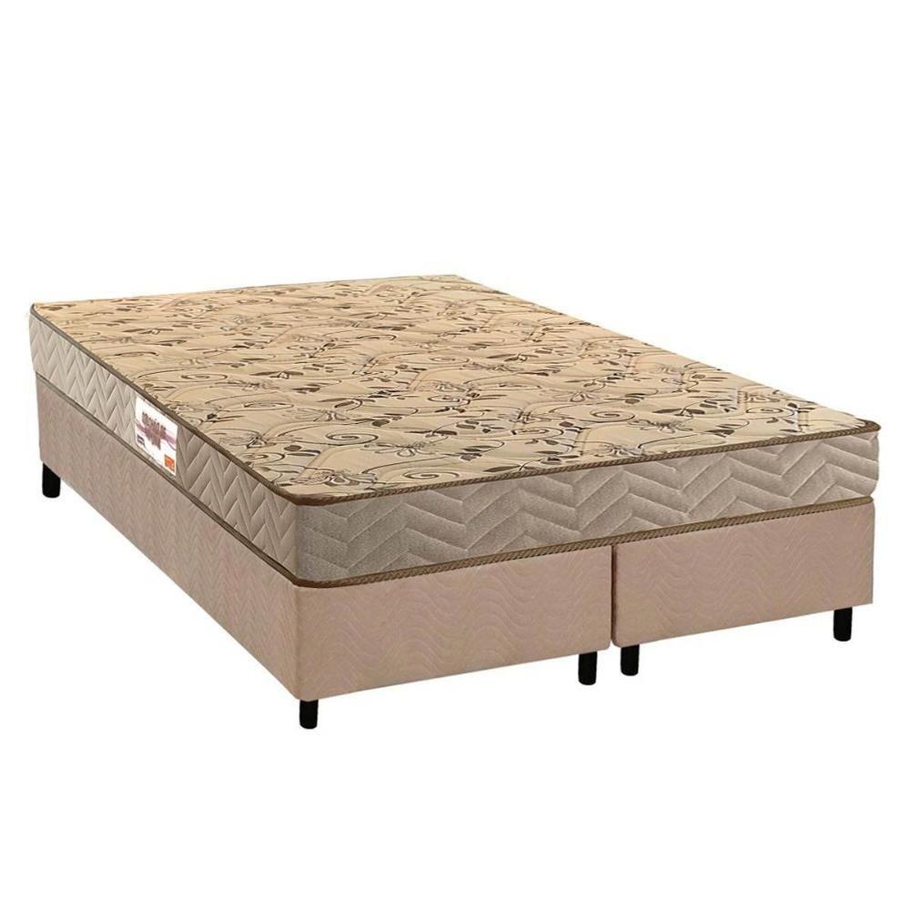Conjunto Box King: Colchão Espuma Paropas Compact AG 65 / D28 Royalle Clean + Base CRC Suede Clean (193x203) - 1