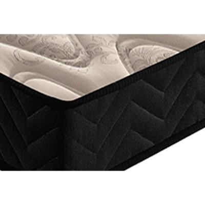 Conjunto Box Baú Queen: Colchão Espuma Paropas D28 Pasquale Black + Base CRC Suede Black (158x198)