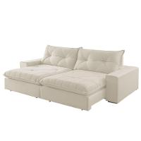 Sofá Hall Linho Dois Módulos De 90cm B25cm Meu Sofá Online A302 Linho Branco - 8