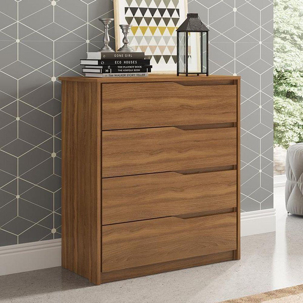 Cômoda Atria 4 Gavetas Amêndola - Demartêz Amêndola - 2