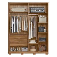 Guarda Roupa Casal Attore 4 Portas Amêndola-grafito Com Pés - Demartêz Amêndola-grafito - 2