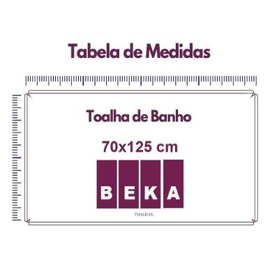 Jogo De Toalha 4 Peças Verona Luxo Beka 100% Algodão Marrom