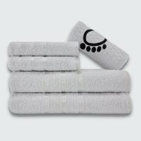 Jogo De Toalha Banho 5 Peças Verona 100% Algodão Branco - 1