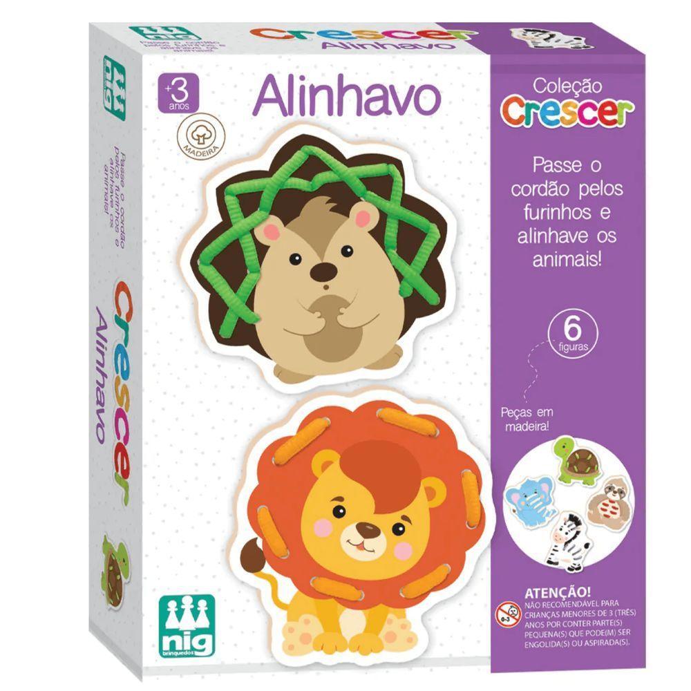 Jogo Alinhavo Crescer - Nig Brinquedos - 1