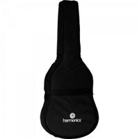 Capa Para Violão Folk Harmonics Nylon Luxo Preta - 1