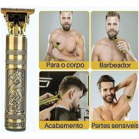 Aparador De Pelo T9 Dourado 110v-240v Profissional - 3
