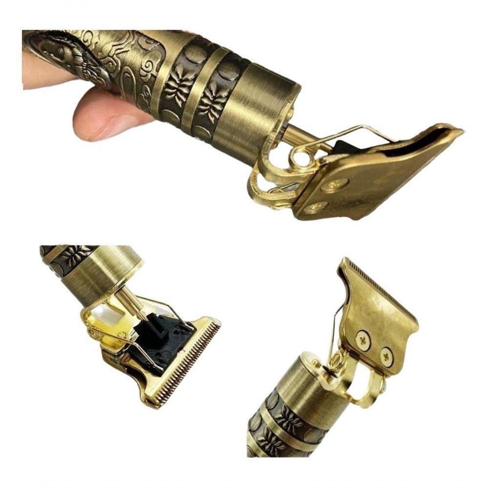 Aparador De Cabelo Profissional - Modelo Buda Dourado - 8