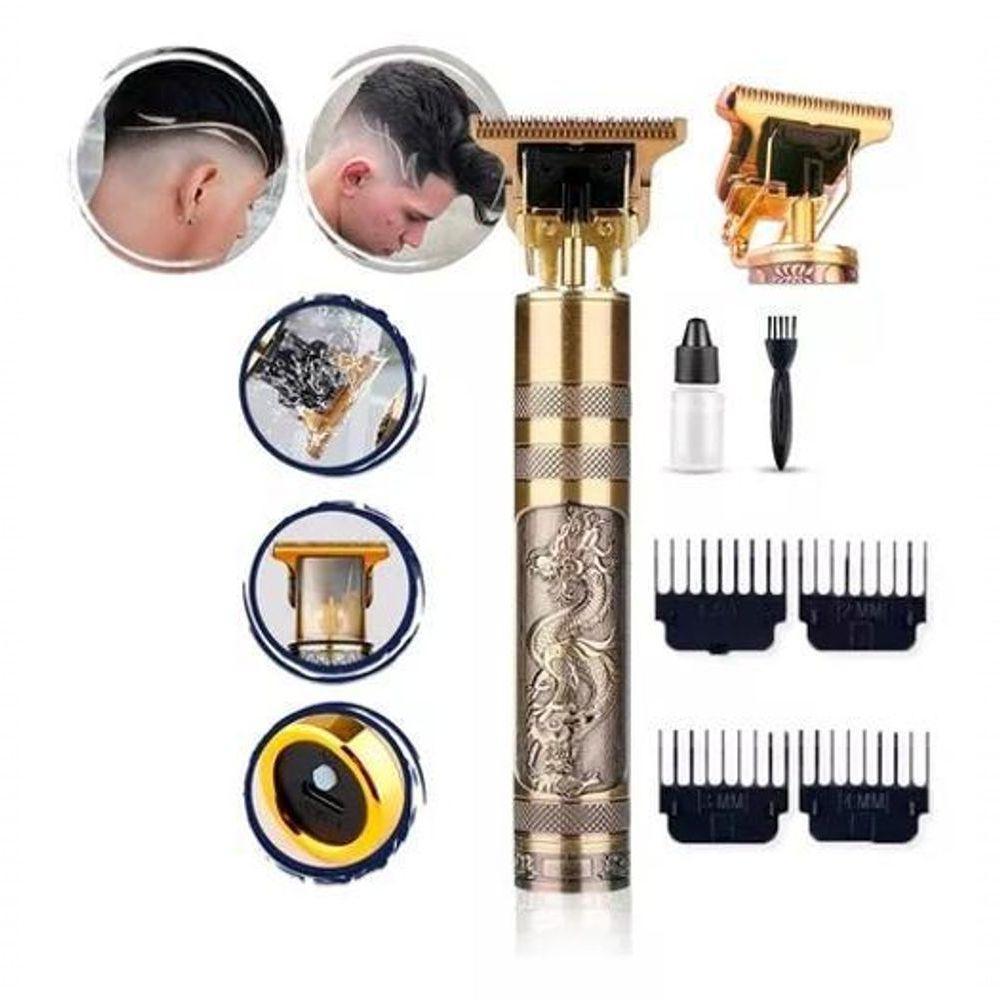 Aparador De Pelo T9 Dragão Dourado 110v-240v - 1