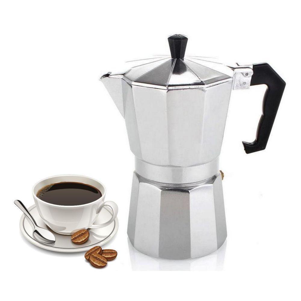 Cafeteira Italiana 6 Xícaras Café Em Aluminio - 1