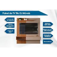 Painel Home p/ TV até 65 Pol Tito Ripado c/ 1 Porta 150x164cm Bali/Cedro - DJ Móveis - 2