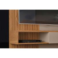 Painel Home p/ TV até 65 Pol Tito Ripado c/ 1 Porta 150x164cm Bali/Cedro - DJ Móveis - 6