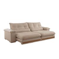 Sofá Dubai Linho 02 Módulos De 80 Cm B25 Cm Meu Sofá Online A226 Linho Bege - 2