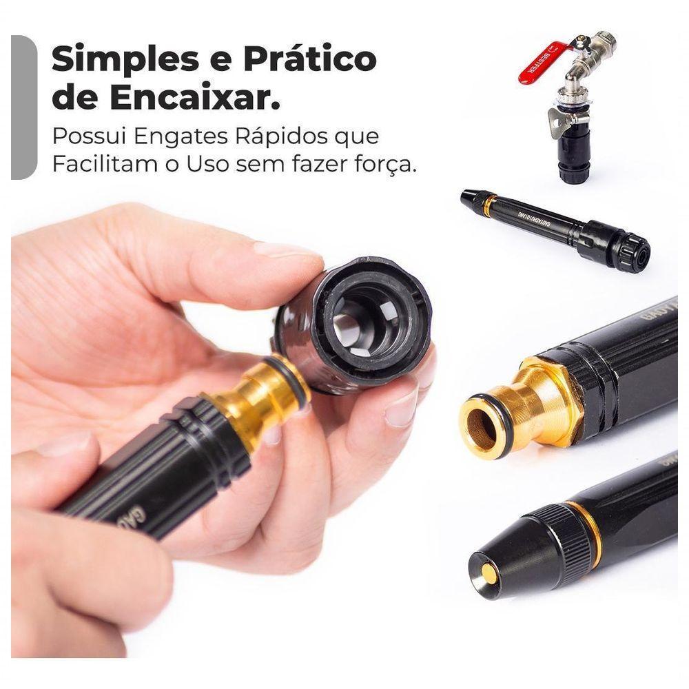 Bico De Mangueira De Alta Pressão Regulável - Valecom - 6