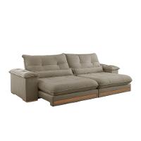 Sofá Dubai Veludo 02 Módulos De 80 Cm B25 Cm Meu Sofá Online B002 Veludo Capuccino - 3