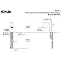 Torneira Para Lavatório Monocomando July Cromado 15238br-4nd-cp - 2
