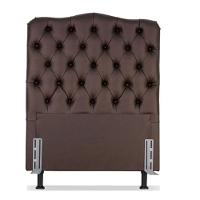 Cabeceira Solteiro 88 - Bello Box - Dunas Sintético Marrom - 2