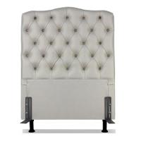 Cabeceira Solteiro 88 - Bello Box - Dunas Sintético Bege - 2