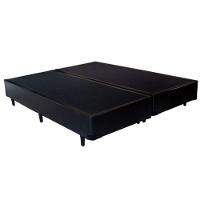 Cama Box Queen 158 Tecido Preto Com Colchão Alegro Bello Box D28 Cinza 57x158x198 - 2