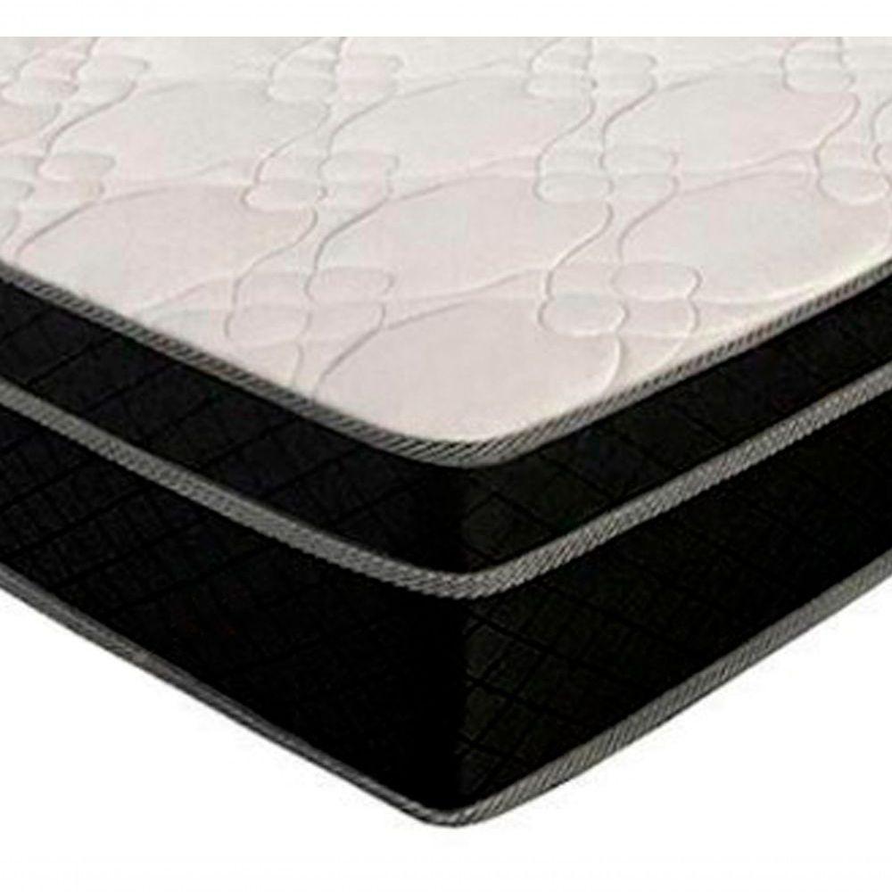 Cama Box Viúva 128 Tecido Preto Com Colchão Paris De Molas Preto 66x128x188 - 4