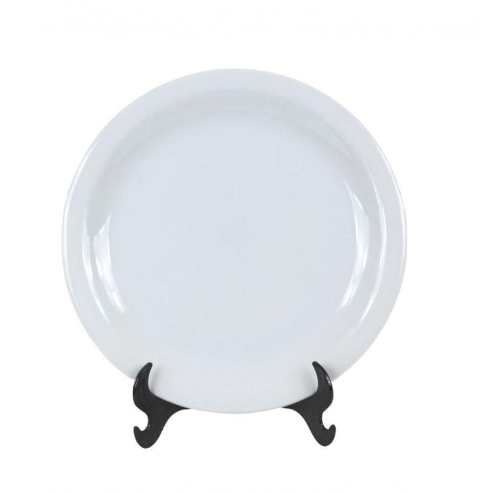 Jogo De Prato Raso Mesa Jantar 10 Peças Ceramica Porcelart - 1