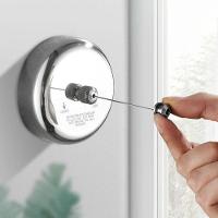 Varal Parede Pratico Retrátil 187,5 Cm Inox Ajustável Aço - 3