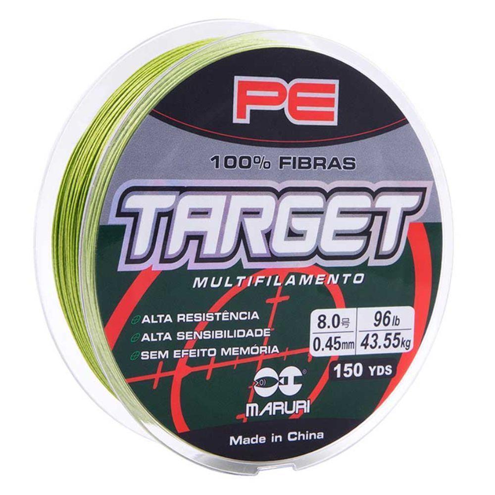 Linha Multifilamento Maruri Target 4x 0,52mm 137m Verde - 5