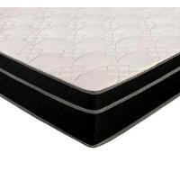 Cama Box Baú King 193 Bipartido Tecido Branco Com Colchão Paris De Molas Bello Box 67x193x203 - 4