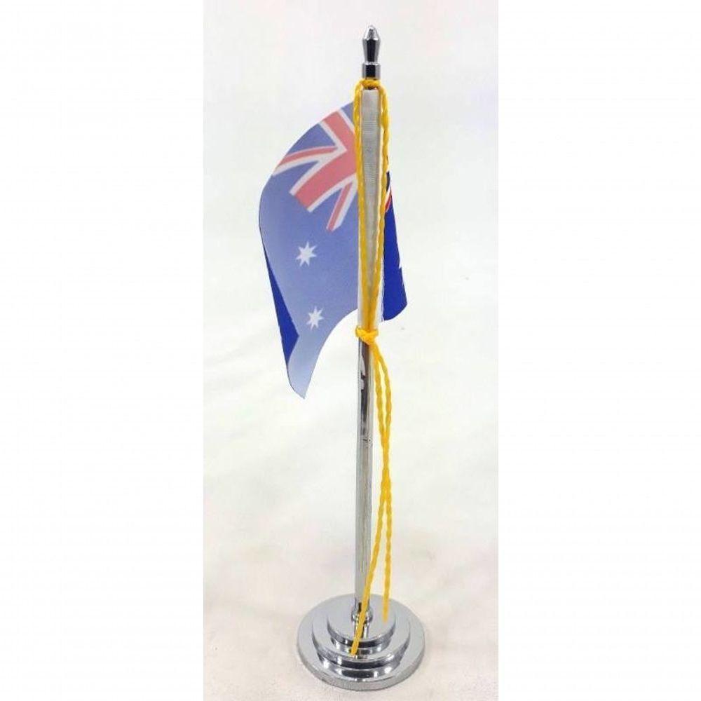 Mini Bandeira De Mesa Austrália 15 Cm Poliéster - 2